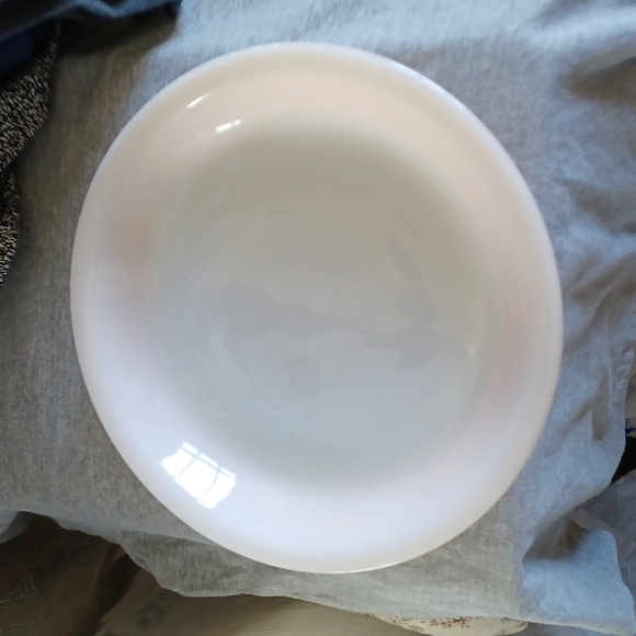 Fire King Peach Lusterwear Glass 9" Pie Plate #460 - Picture 2 of 4